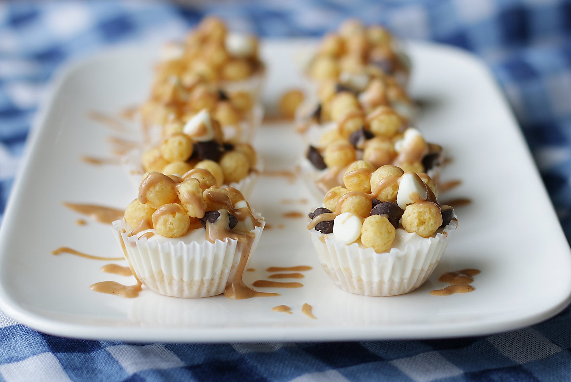 Mini Peanut Butter Cheesecakes