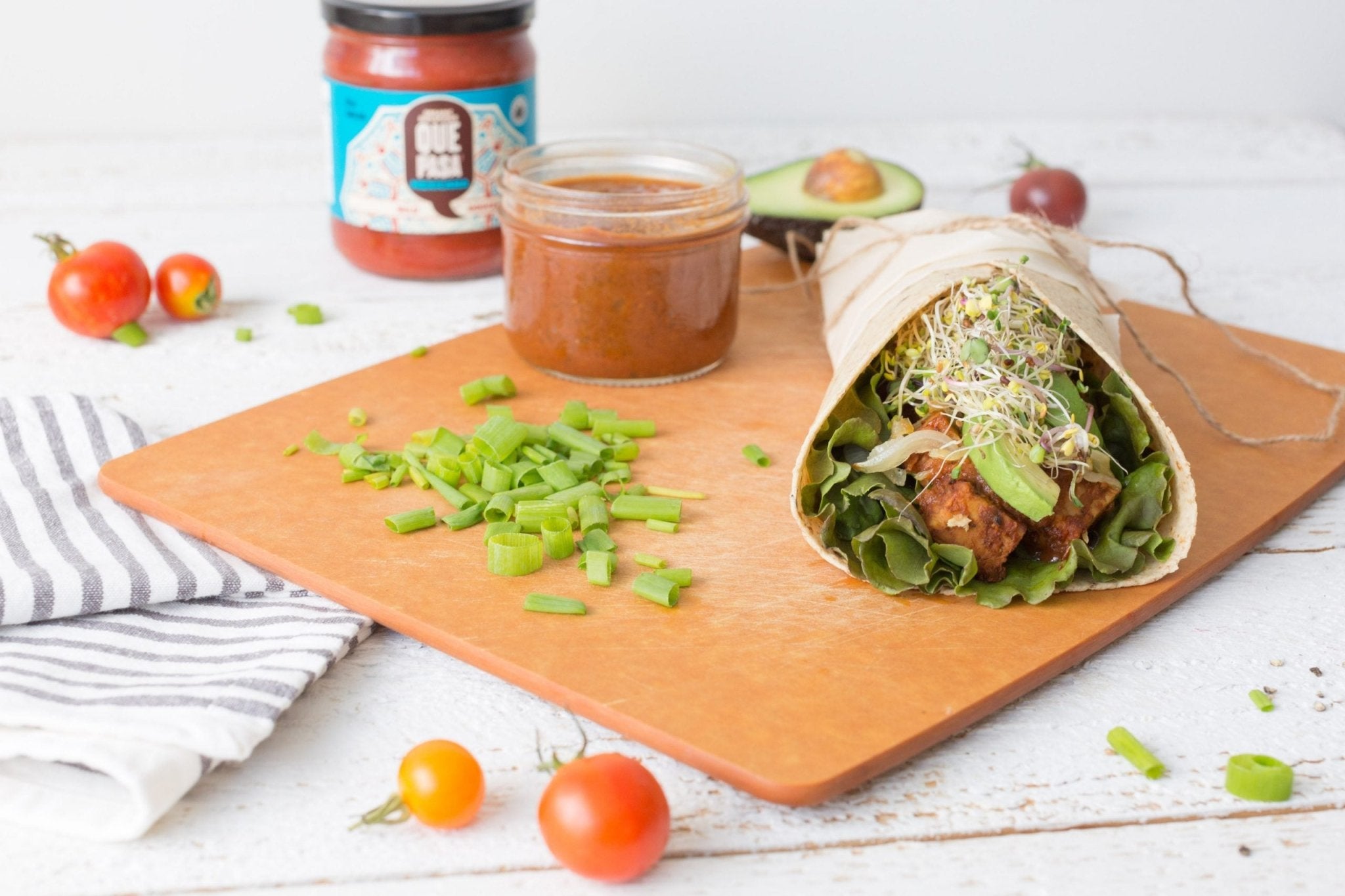 BBQ Tempeh Wraps