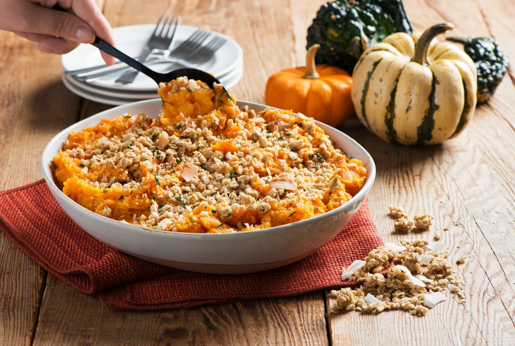 Baked Sweet Potato and Carrot Mash