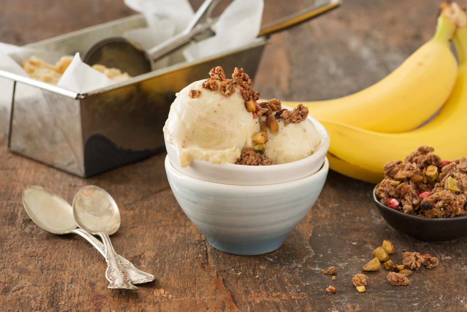 Banana Nice Cream with Love Crunch Crumble