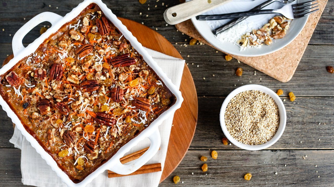 Gruau Cuit au Gâteau aux Carottes