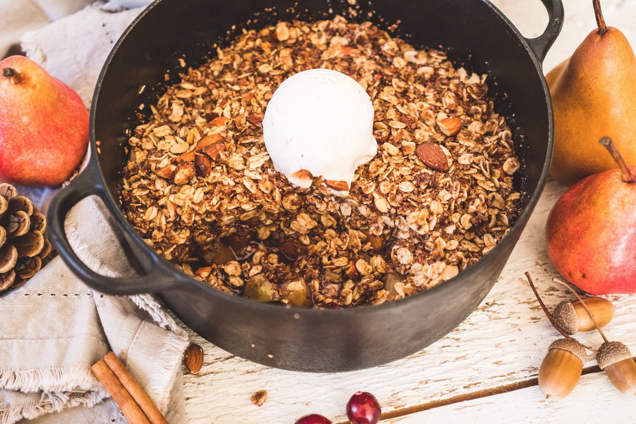 Cranberry Pear Crumble