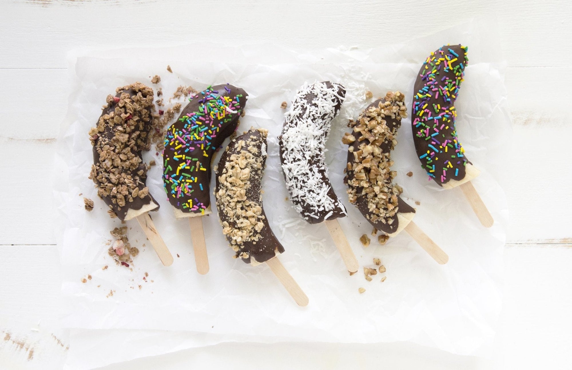 Frozen Banana Pops