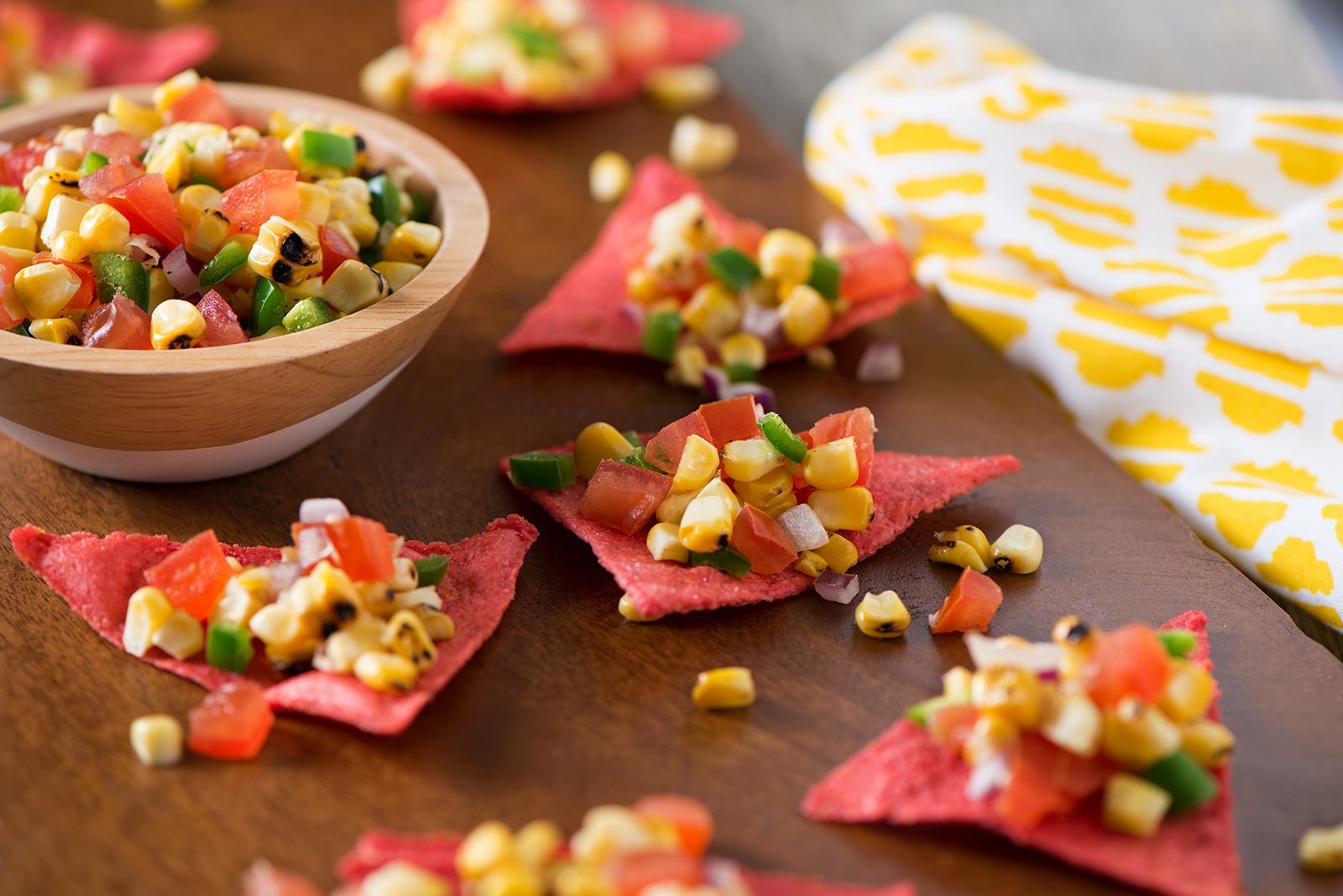 Grilled Corn Crostini