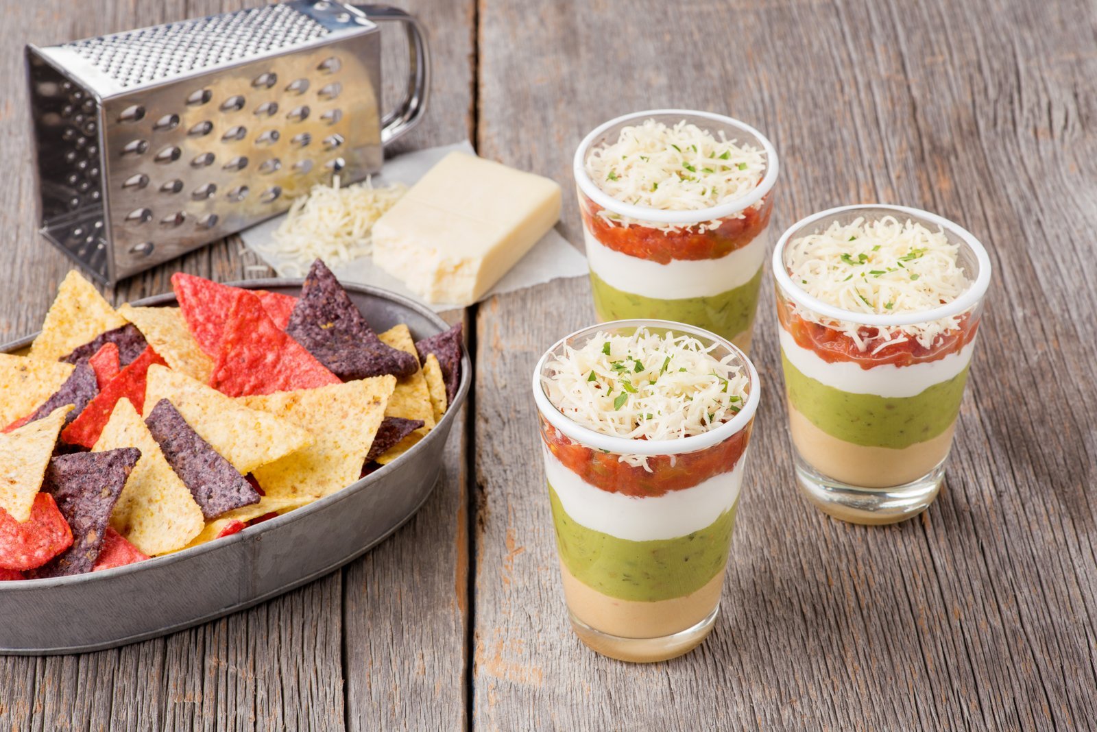 Multi-Layered Dip Cups