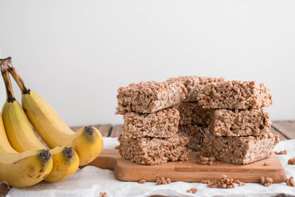 Koala Crisp-y Banana Marshmallow Squares