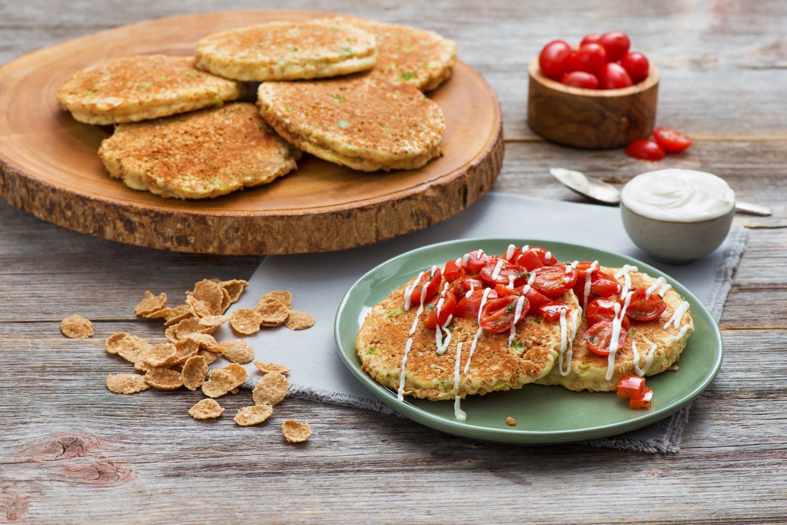 Mediterranean Chickpea Pancakes