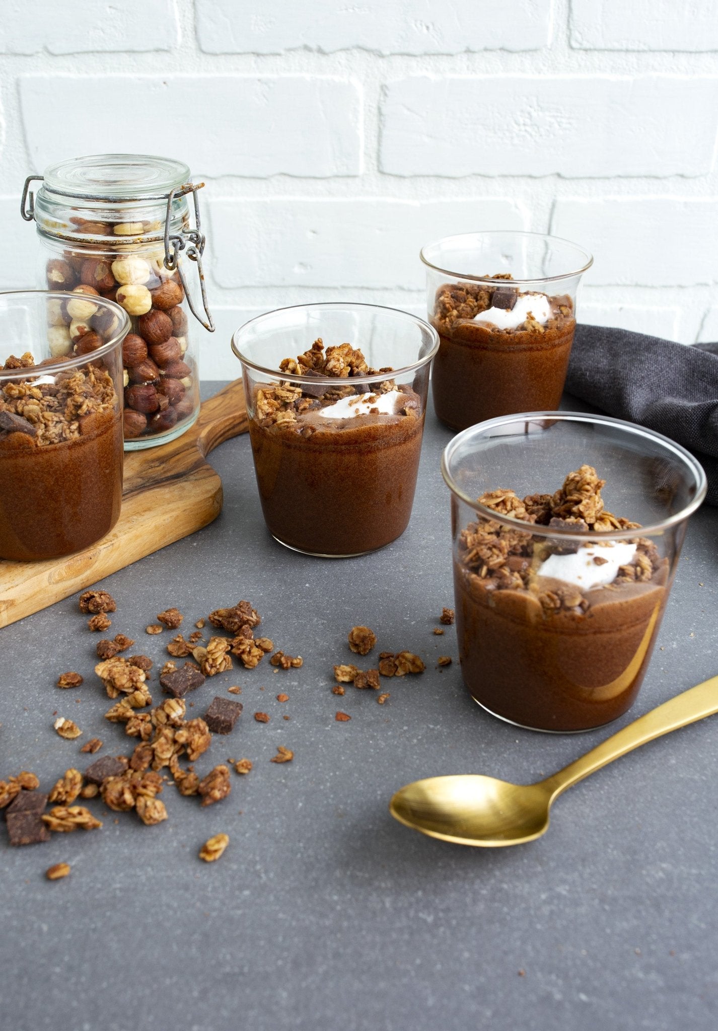 VEGAN CHOCOLATE HAZELNUT MOUSSE