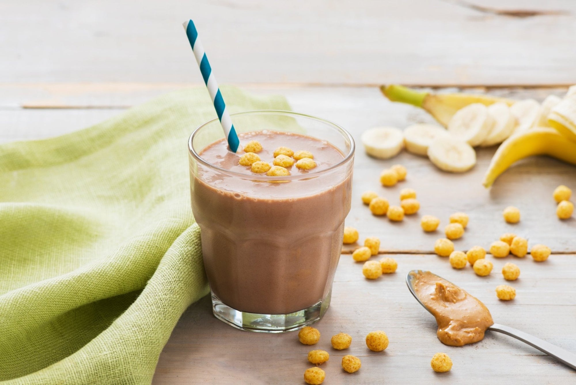 Peanut Butter Panda Puffs® Smoothie