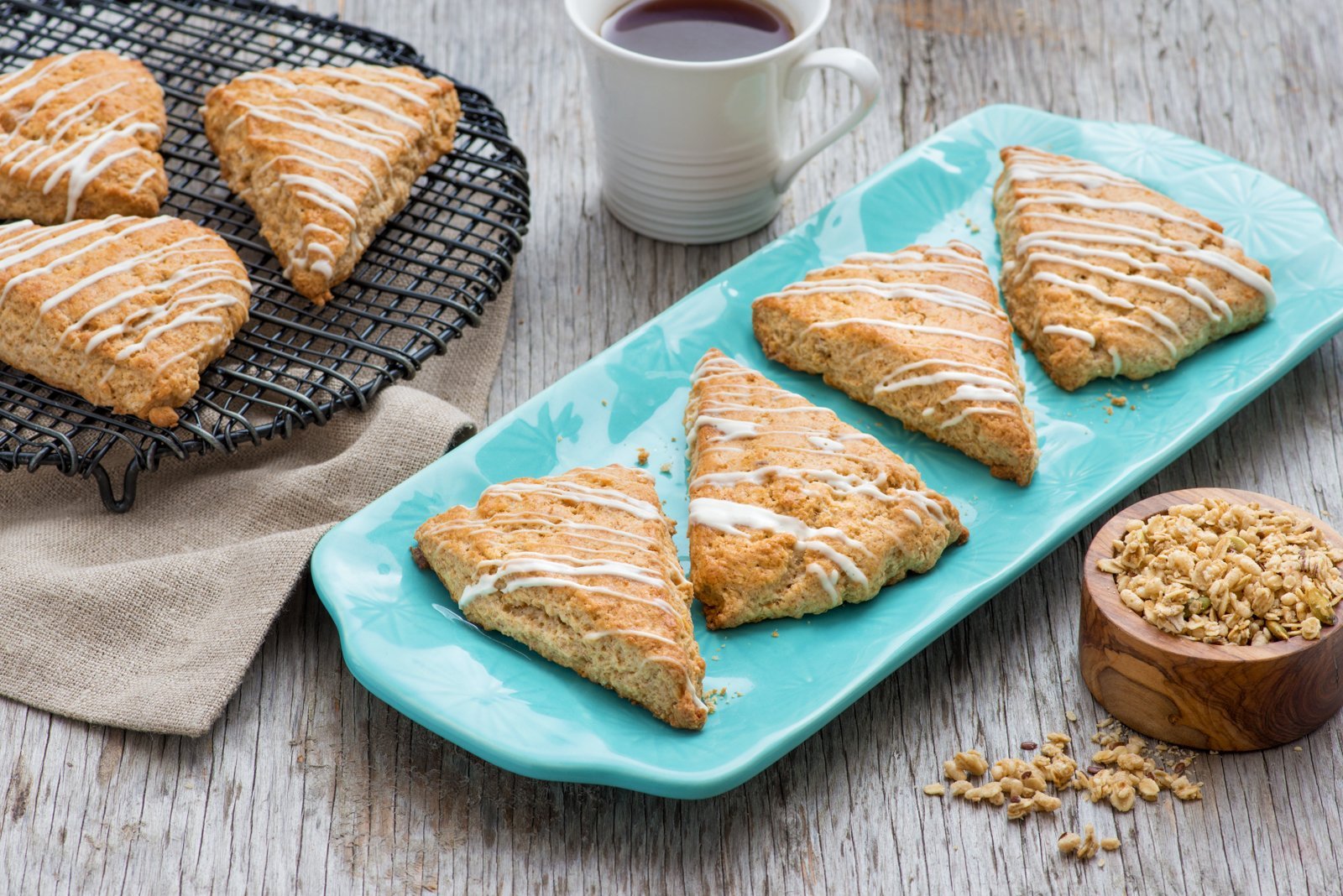 Pumpkin Spice and Granola Scones