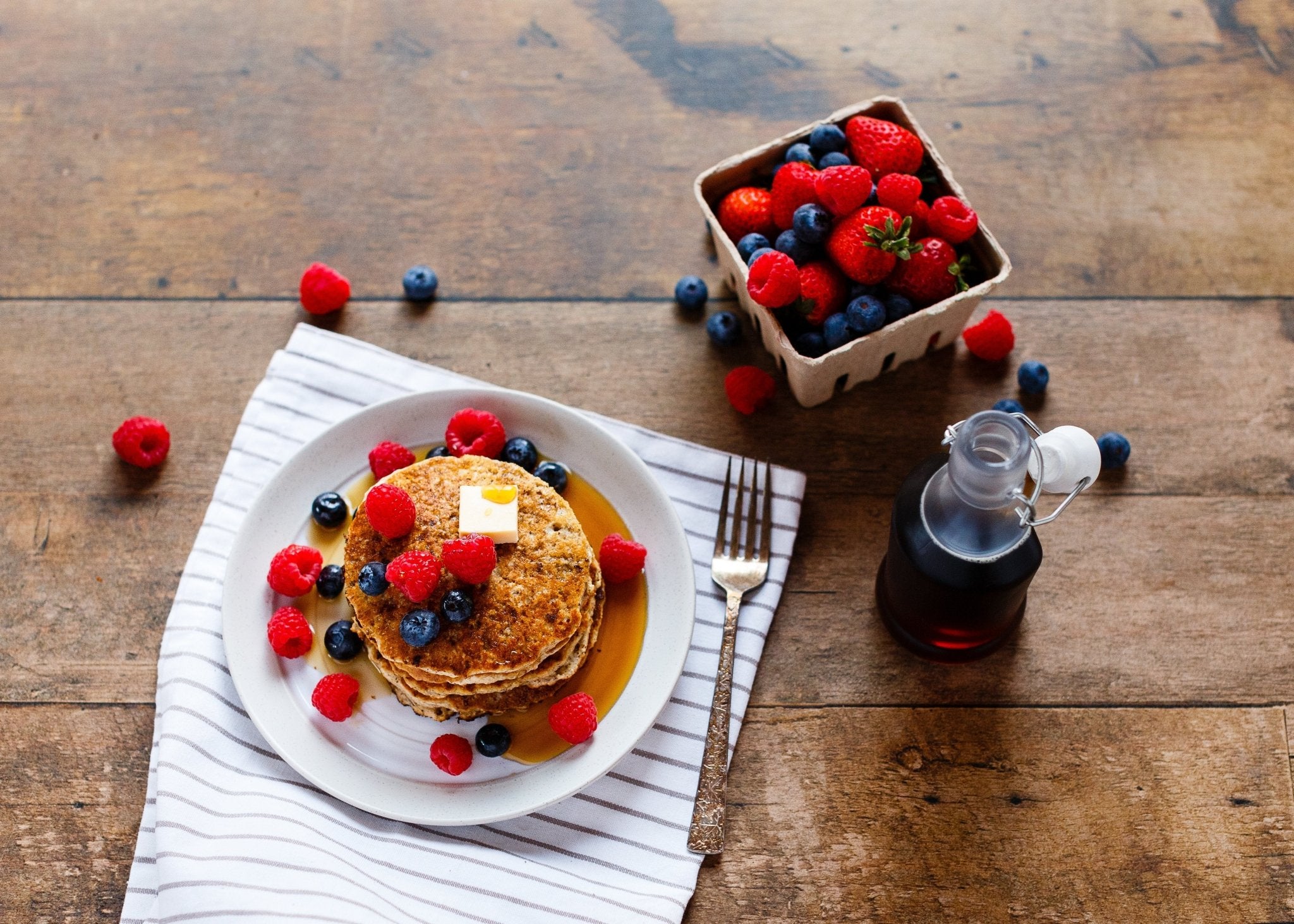 Steel Cut Oat Pancakes