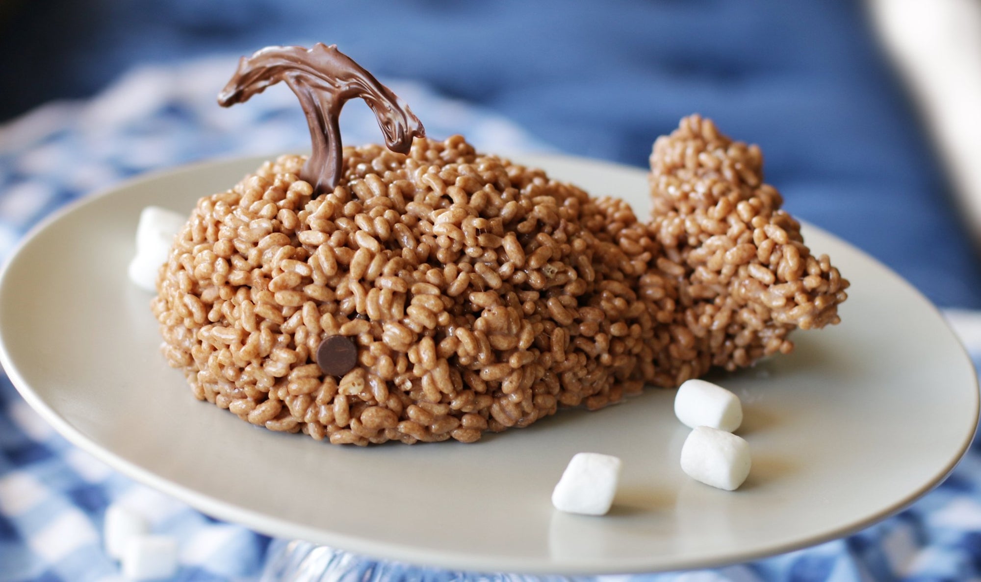 Rice Crispy Whale Dessert