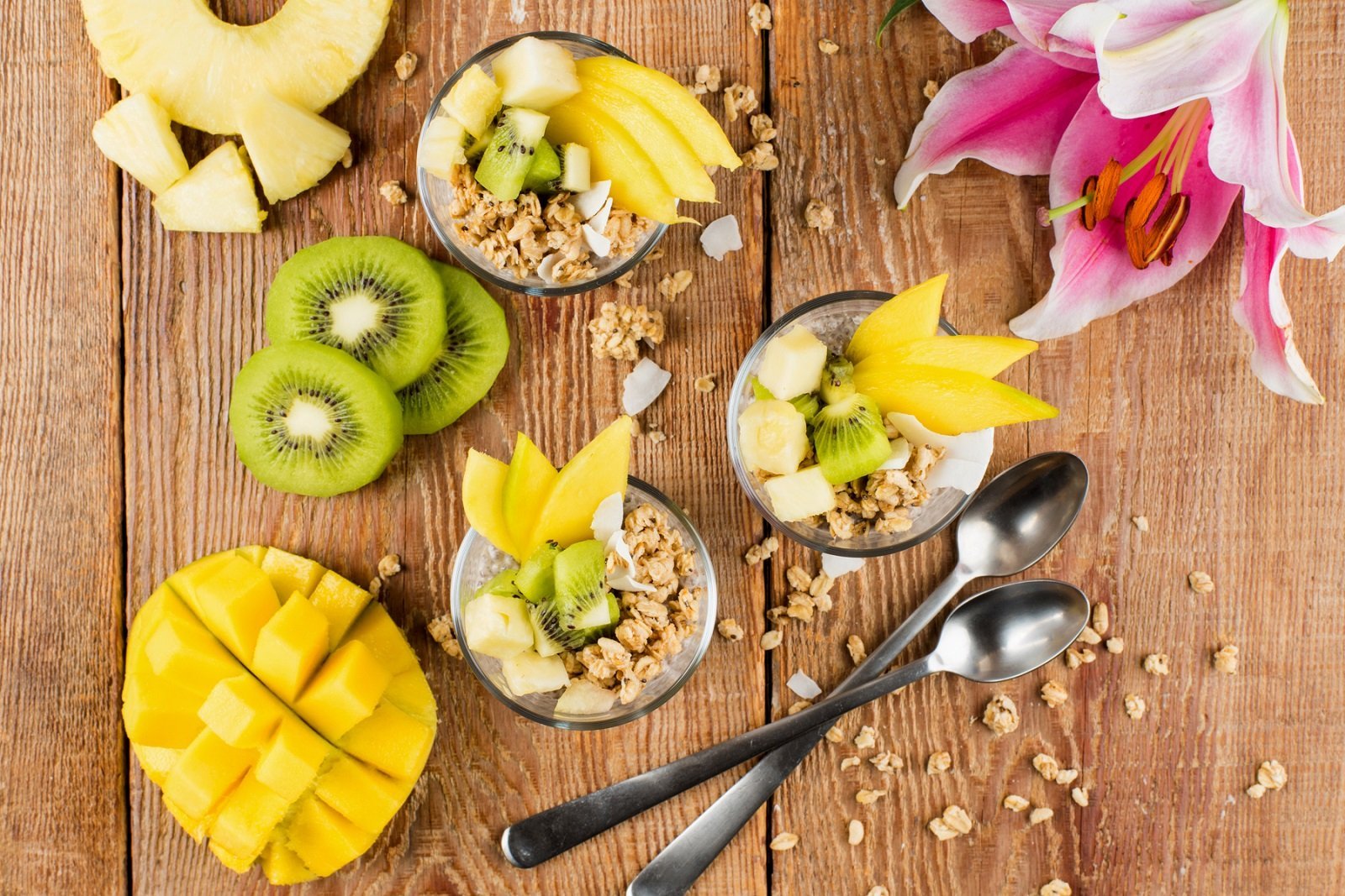 Tropical Coconut Chia Pudding