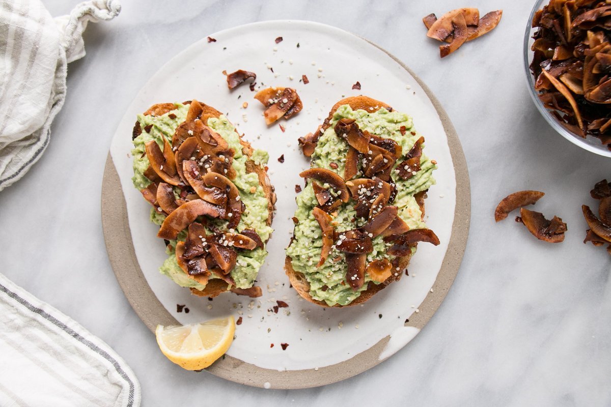 Vegan "Bacon" Avocado Toast