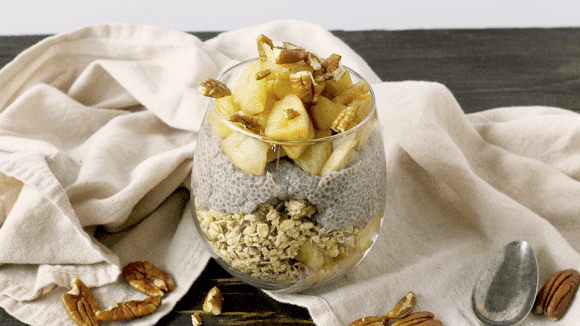 Chai Apple Chia Pudding