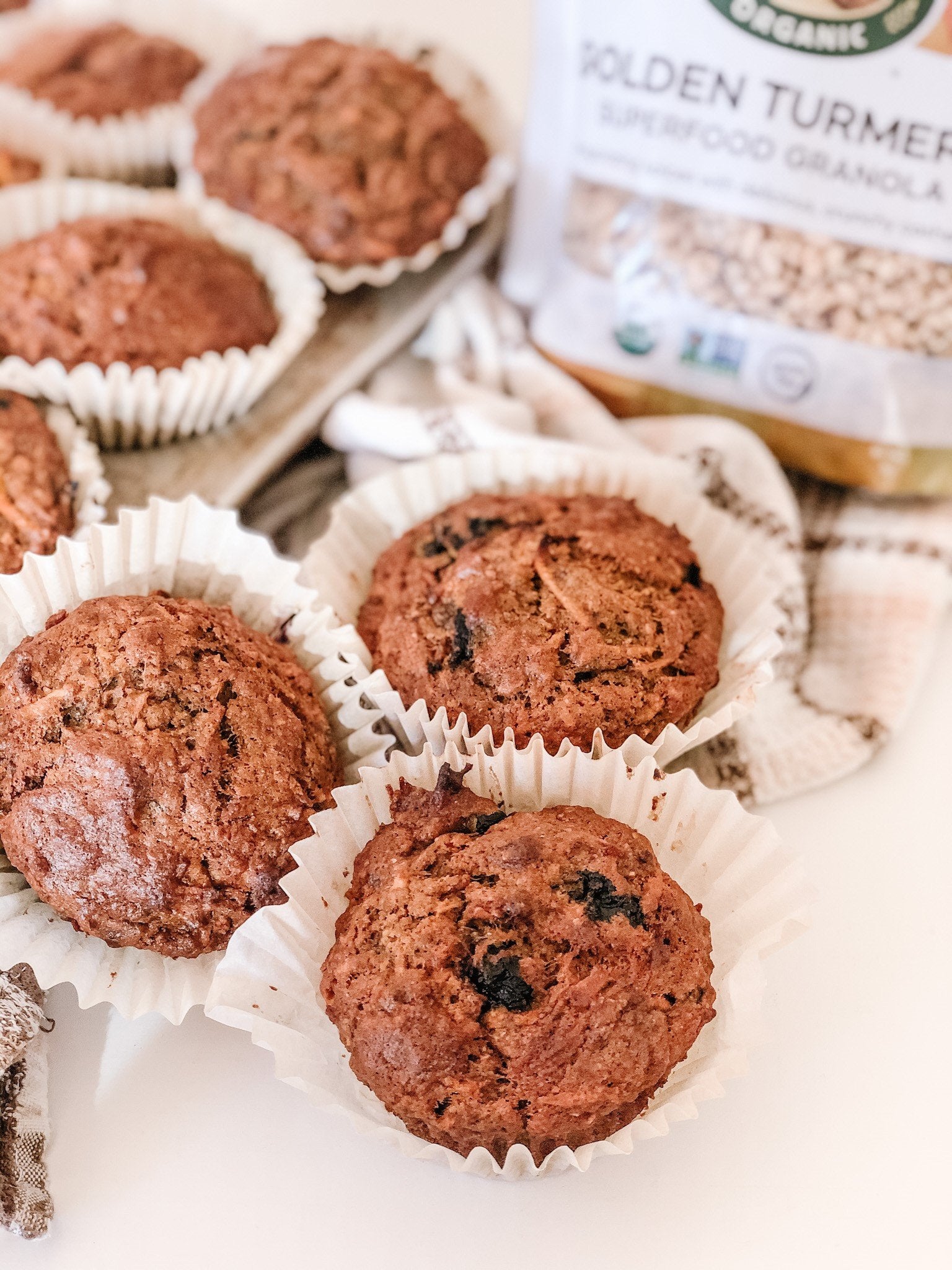 Golden Turmeric Glory Muffins