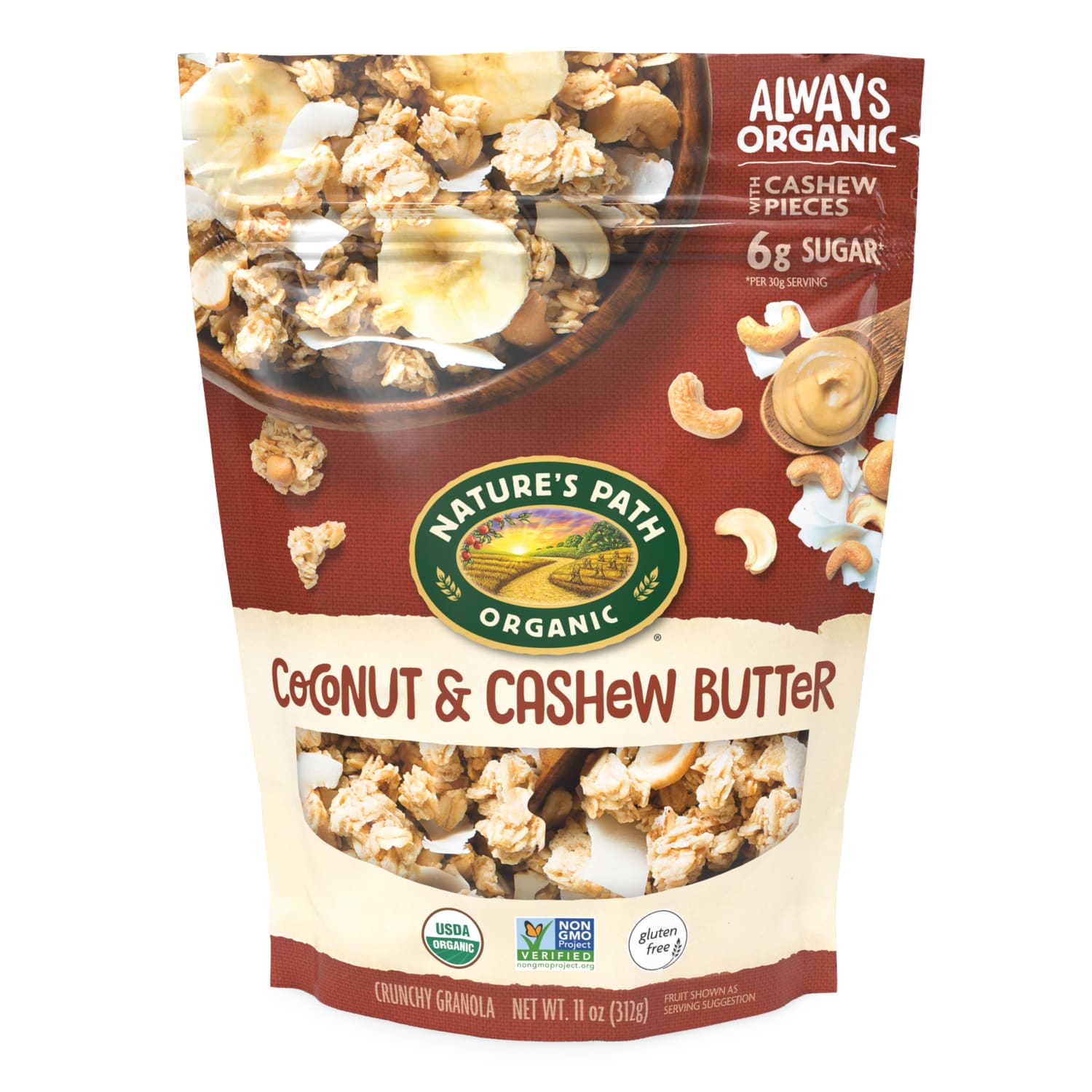 Nature's Path Organic Coconut Cashew Gluten Free Granola 11oz Pouch