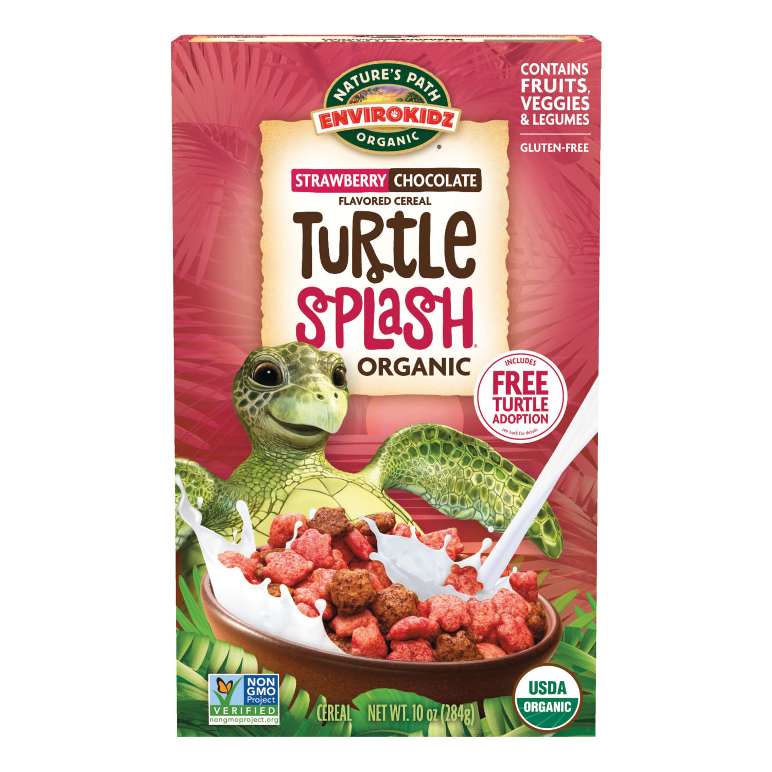 Nature's Path EnviroKidz Organic Turtle Splash Cold Cereal 10oz Box