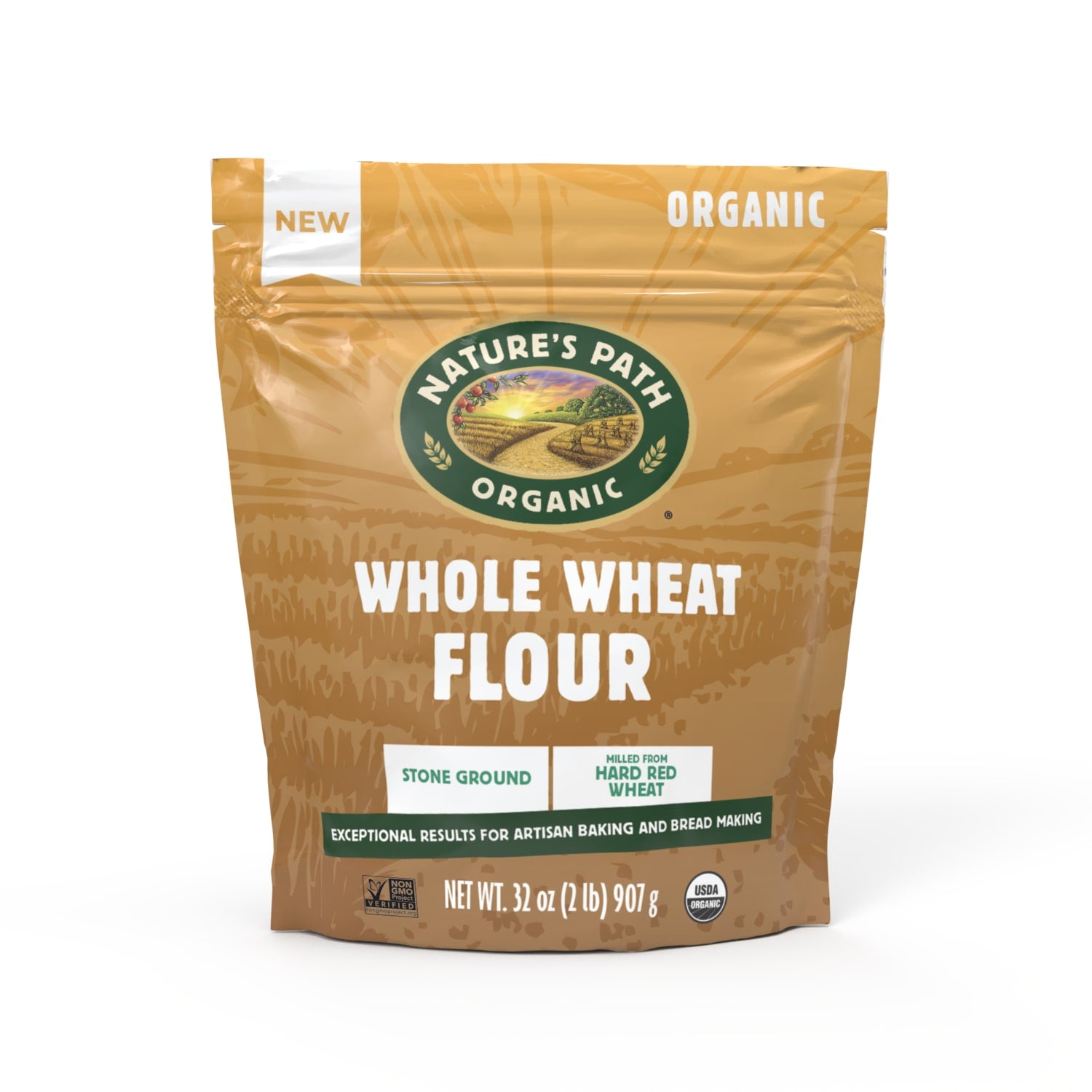 Nature's Path Organic Whole Wheat Flour 32oz Bag