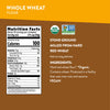 Nutrition facts per serving and ingredient statement for Whole Wheat Flour