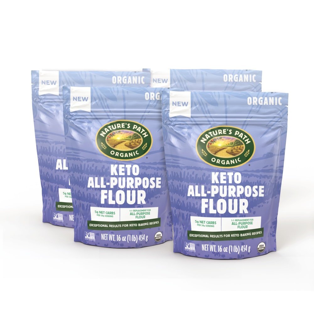 Pack of 4, Nature's Path Organic Keto All-Purpose Flour 16oz Bag