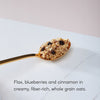 Blueberry Cinnamon Flax Oatmeal