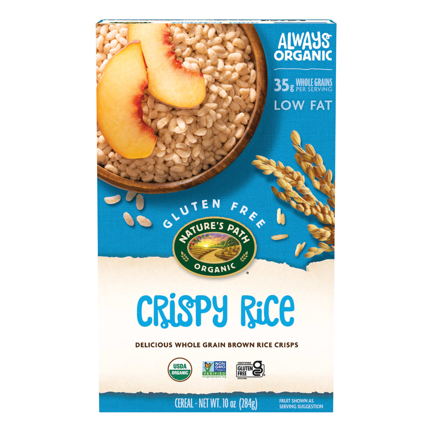 Nature's Path Organic Crispy Rice Cereal 10oz Box