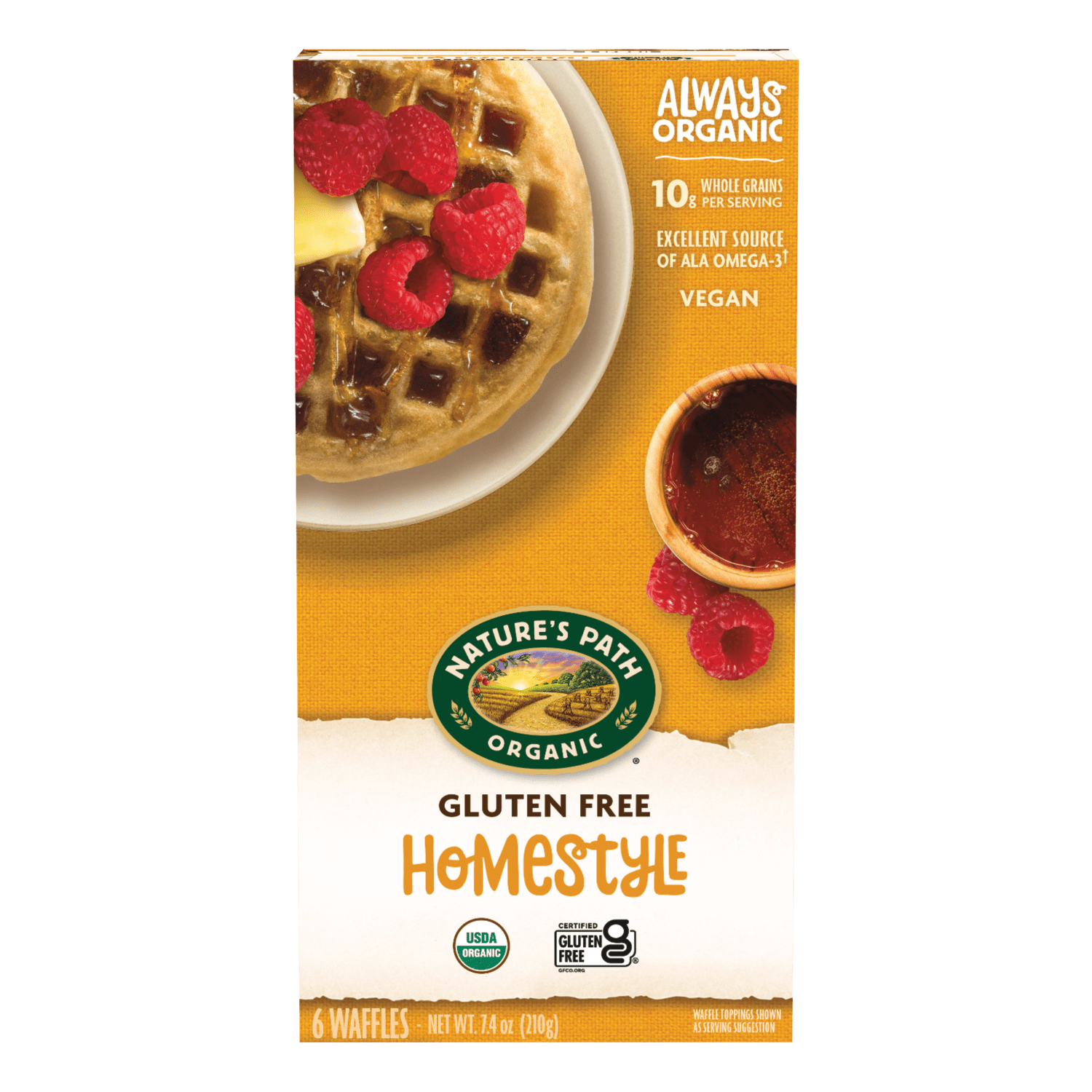 Homestyle Gluten Free Frozen Waffles