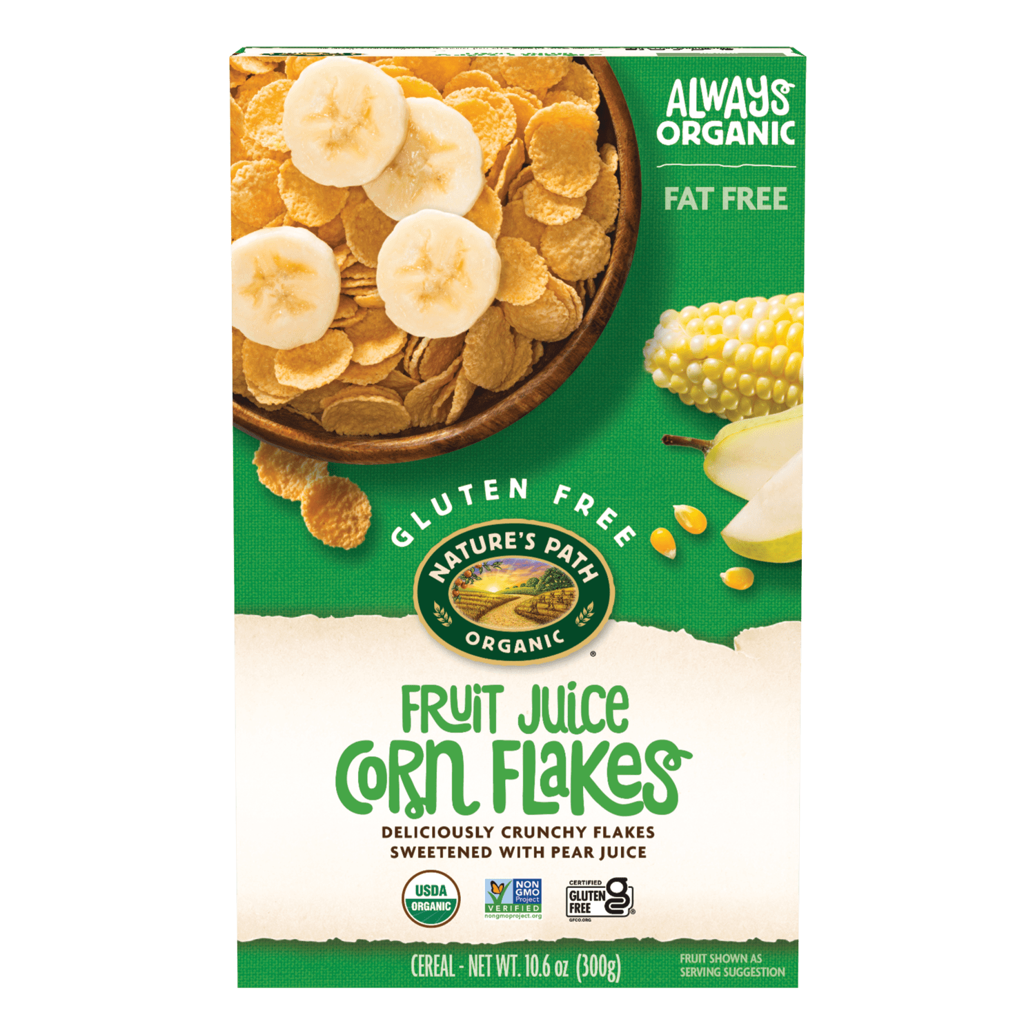 Fruit Juice Sweetened Corn Flakes Cereal