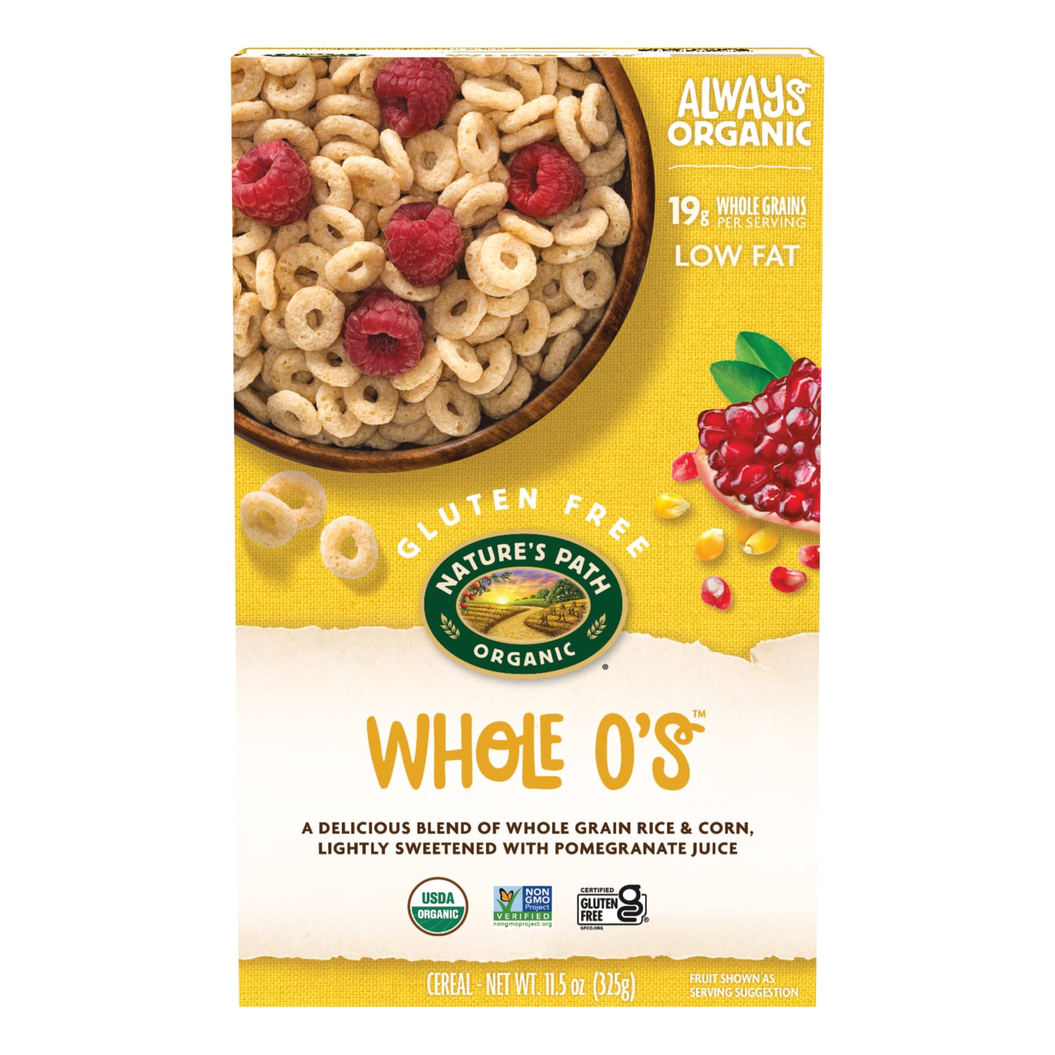 Nature's Path Organic Whole O'S Cold Cereal 11oz Box