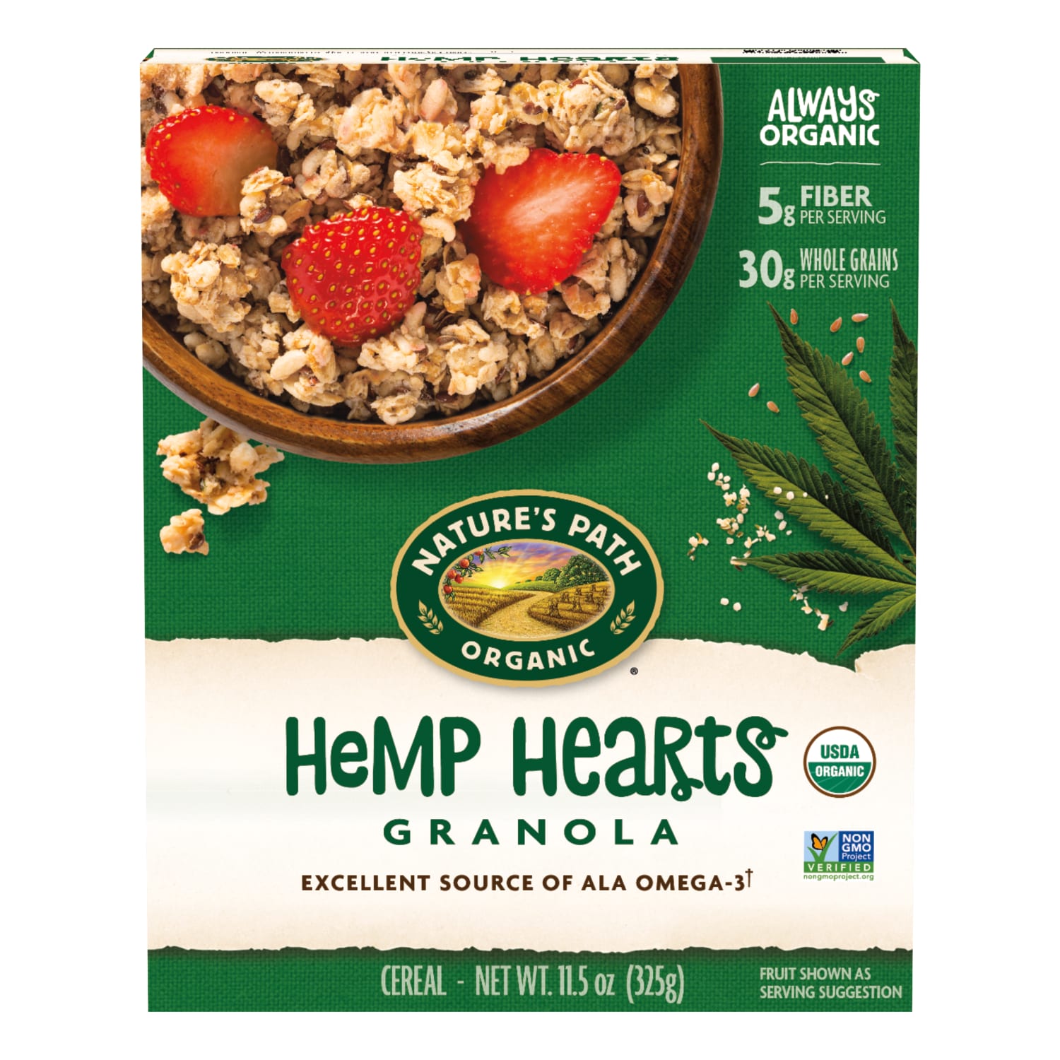 Nature's Path Organic Hemp Hearts Granola 11.5oz Box