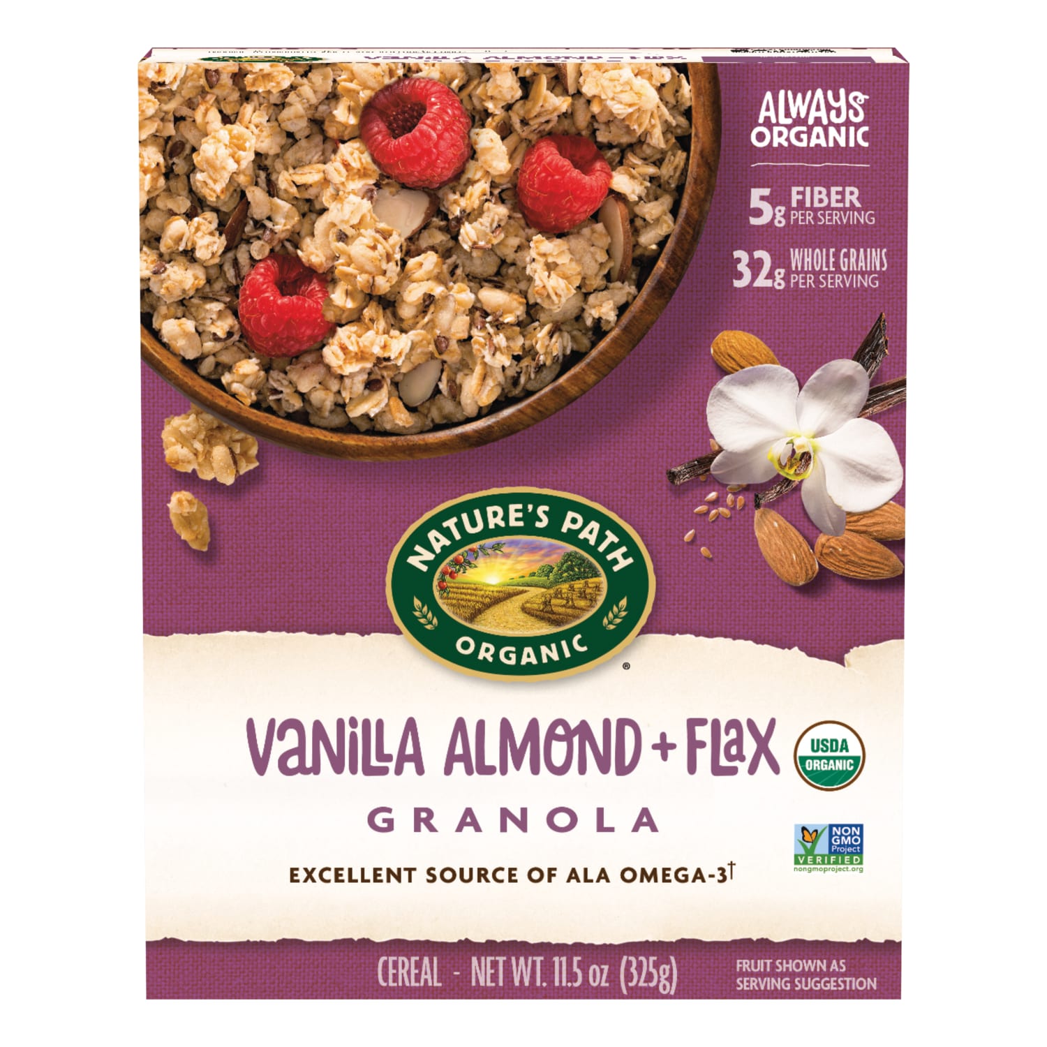 Nature's Path Organic Vanilla Almond Granola 11oz Box