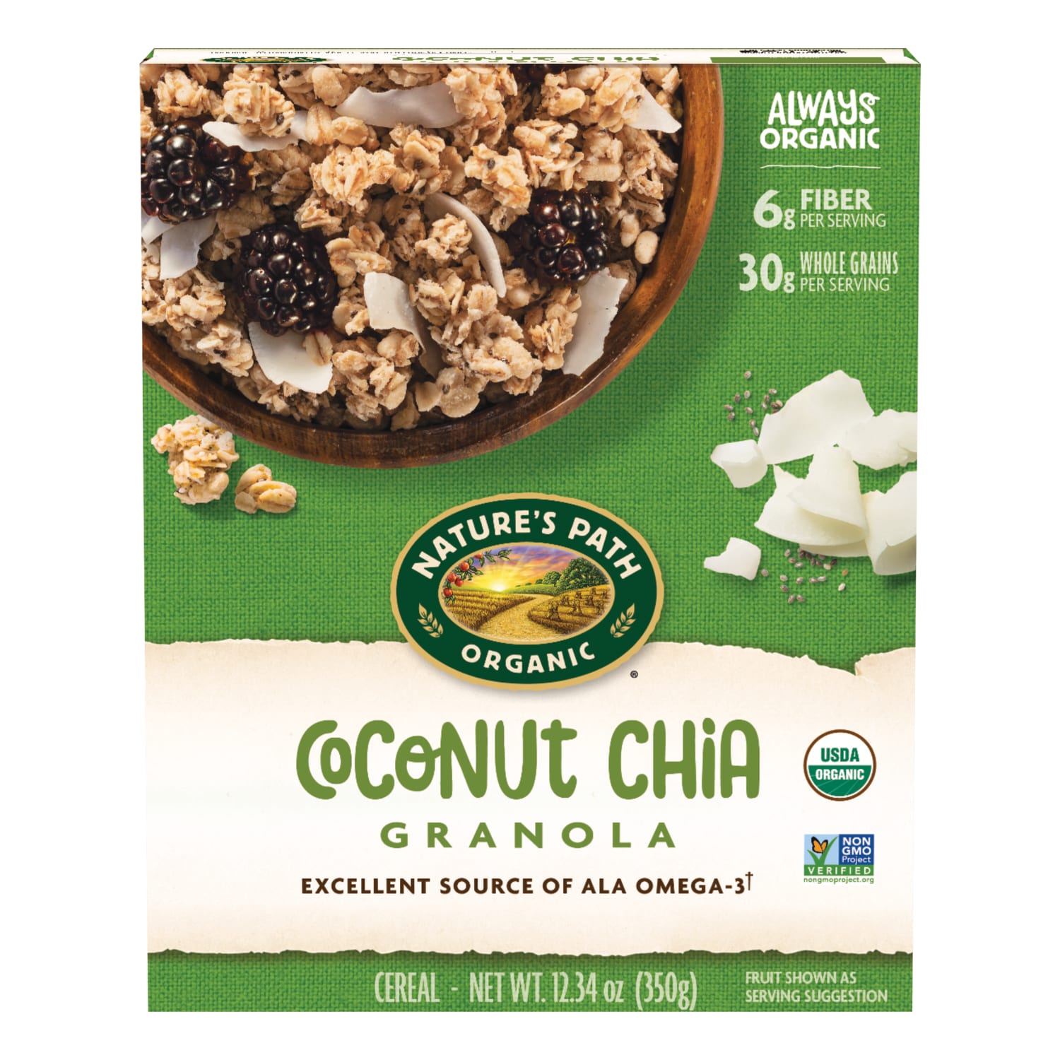 Nature's Path Organic Coconut Chia Granola 12.34oz Box