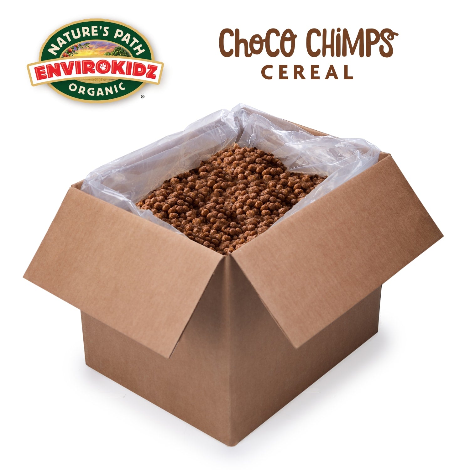 Nature's Path EnviroKidz Organic Choco Chimps Cold Cereal 10lb Bulk Box