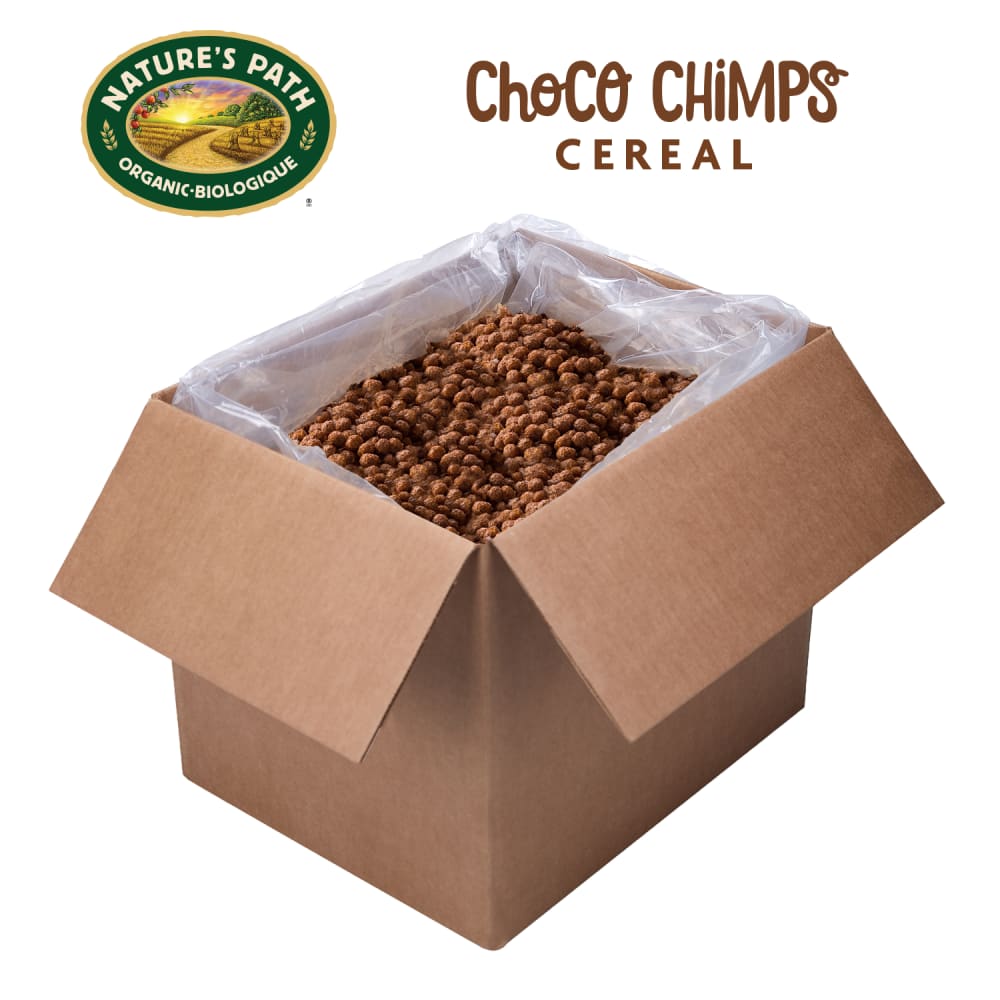 Pack of 1, Nature's Path EnviroKidz Organic Choco Chimps Cold Cereal 10lb Bulk Box