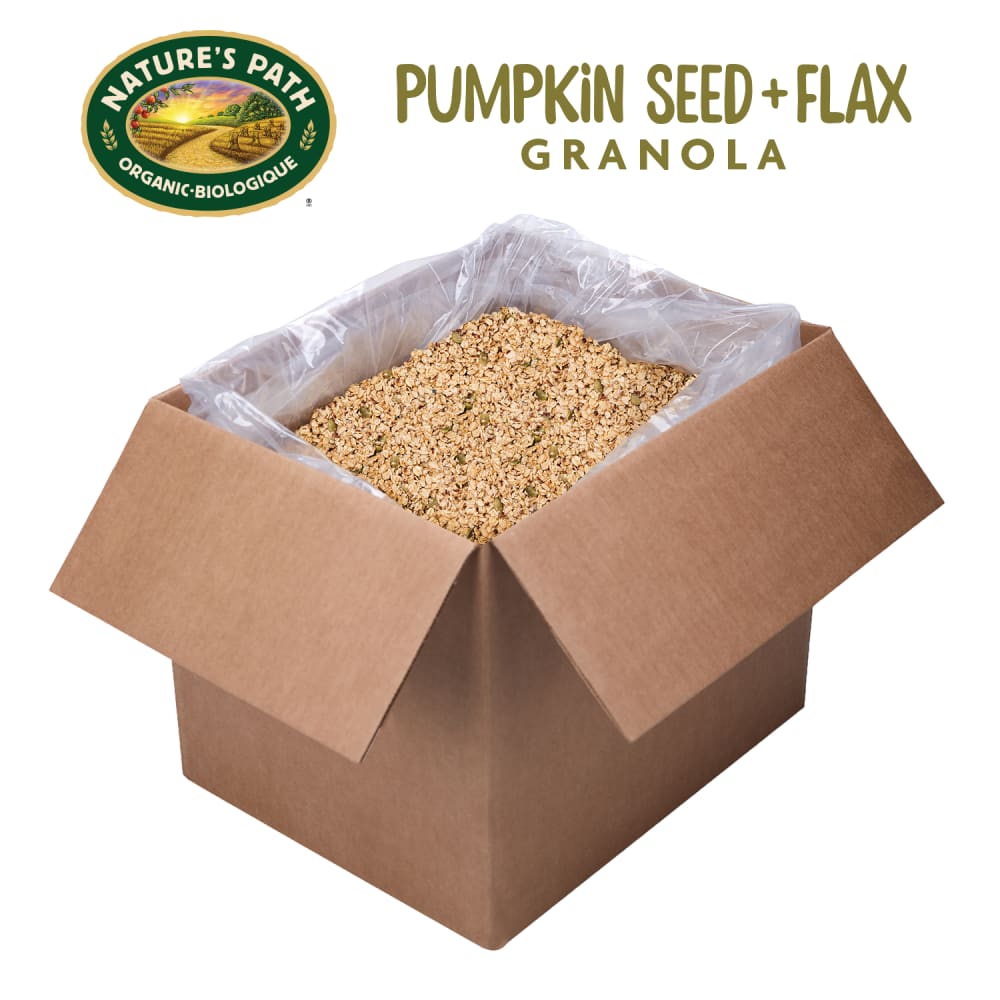 Pack of 1, Nature's Path Organic Pumpkin Seed Plus Flax Granola 25lb Bulk Box