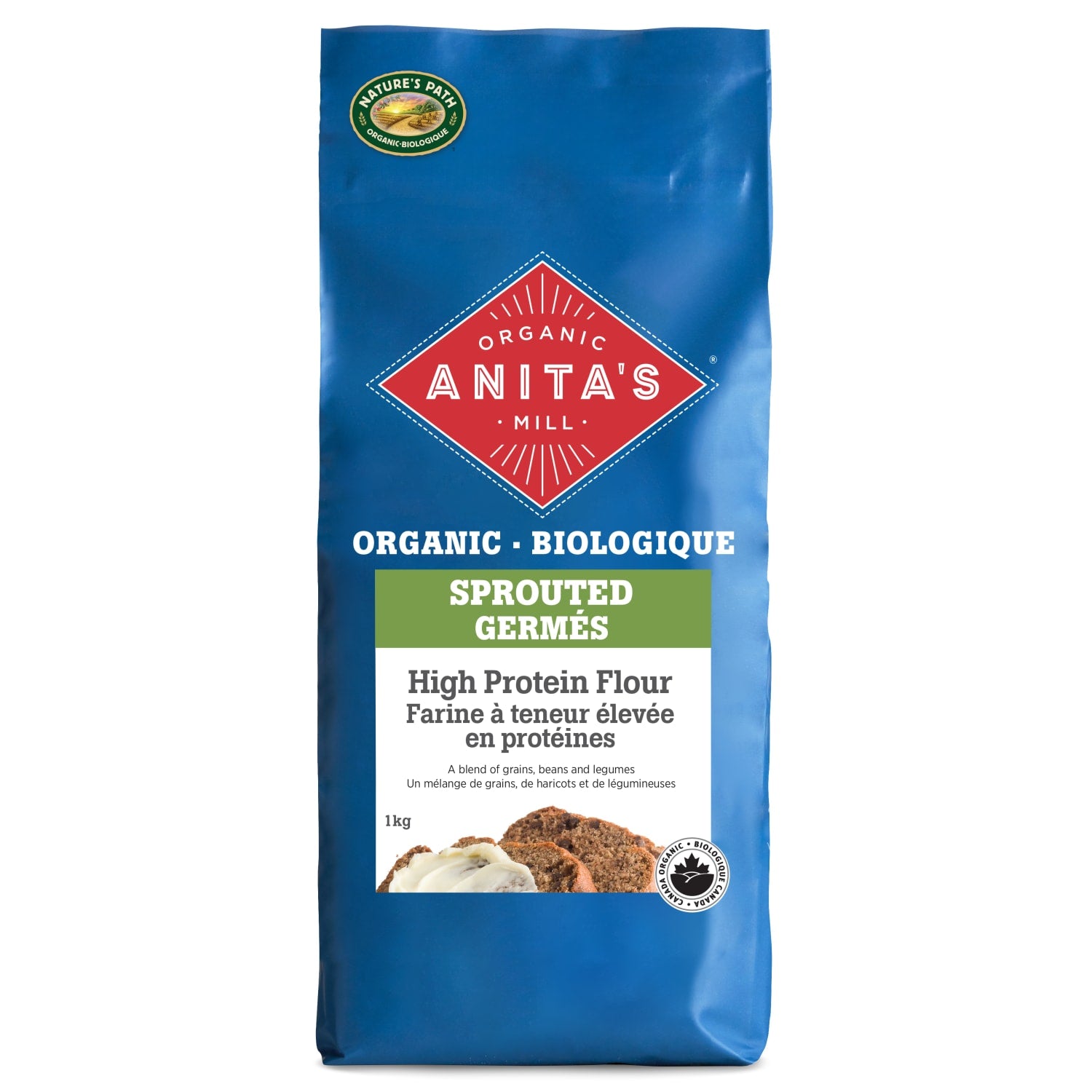 Anita's Organic Mill Sprouted High Protein Flour 1kg Bag