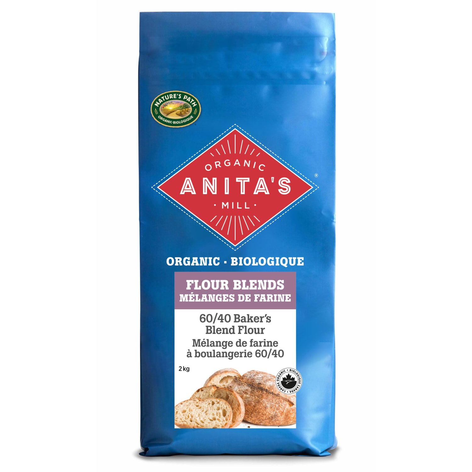 Anita's Organic Mill 60/40 Baker’s Blend Flour 2kg Bag