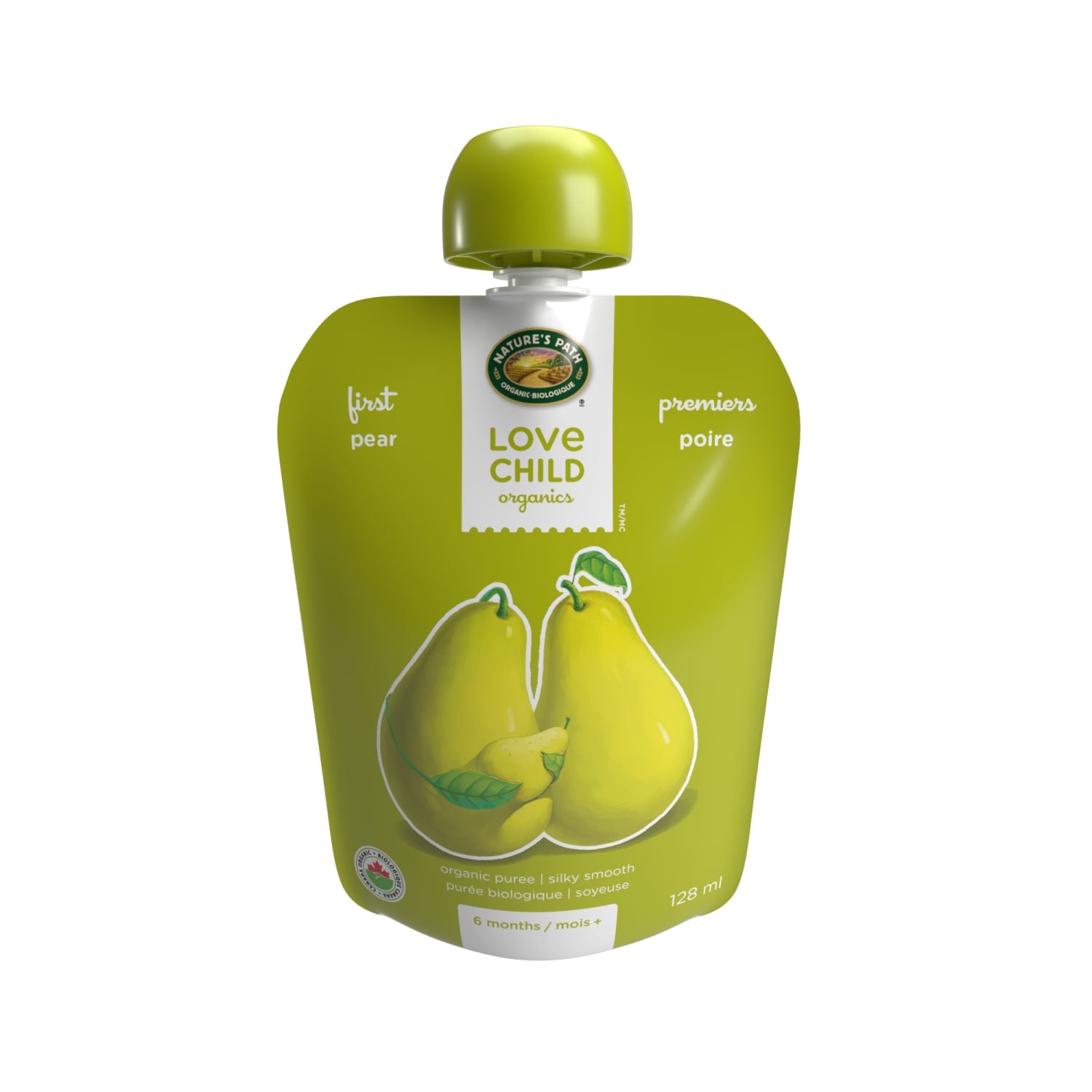 Love Child Organics Simple Firsts Pears Puree 128ml Pouch