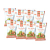 Pack of 8, Love Child Organics Love Ducks Apple + Strawberry Corn Snacks 30g Bag
