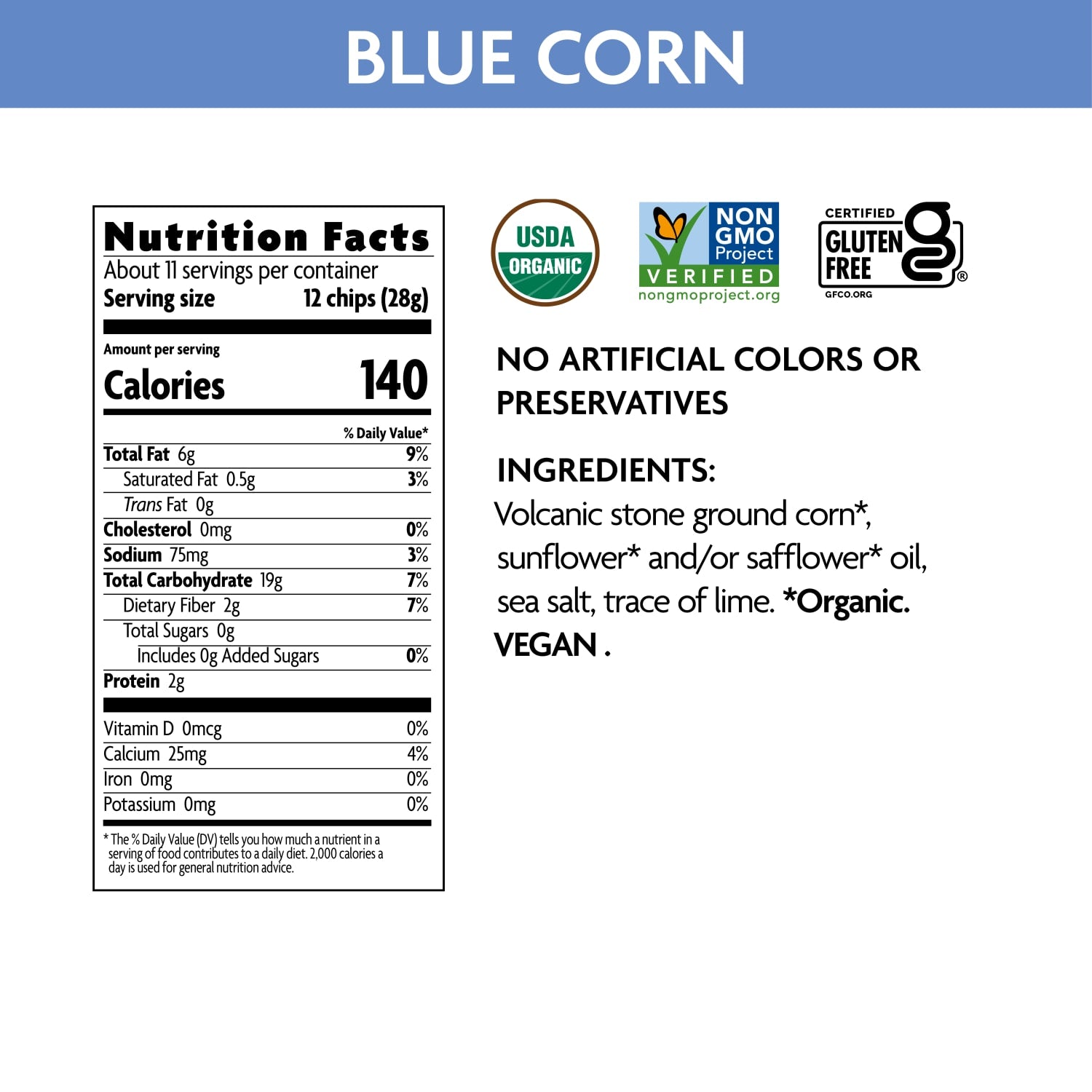 Blue Corn Tortilla Chips