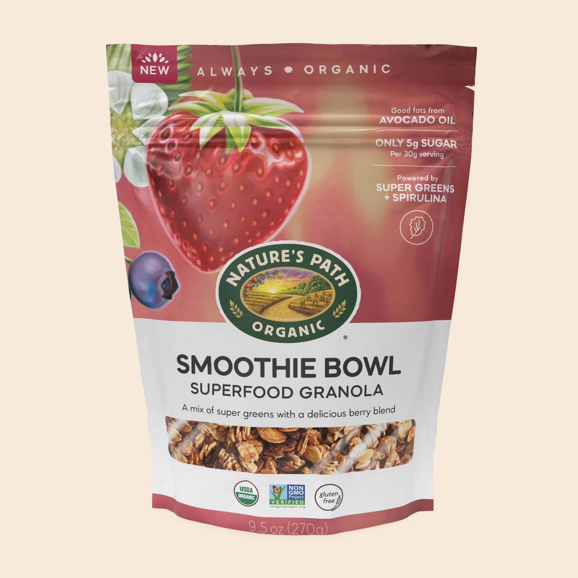 Granola de superalimento de Smoothie Bowl