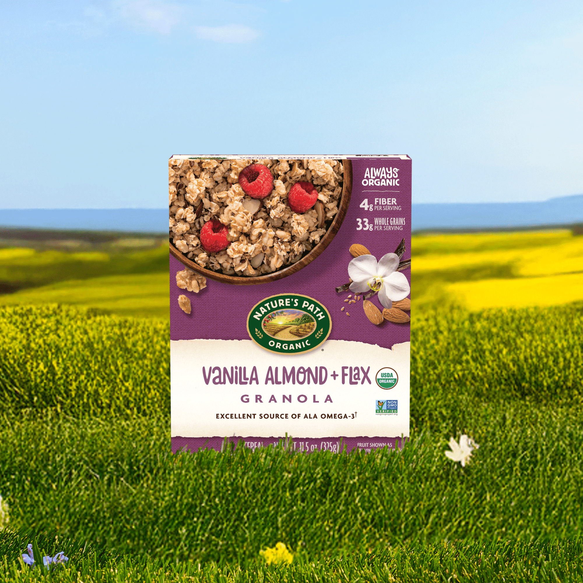 Vanilla Almond + Flax Granola