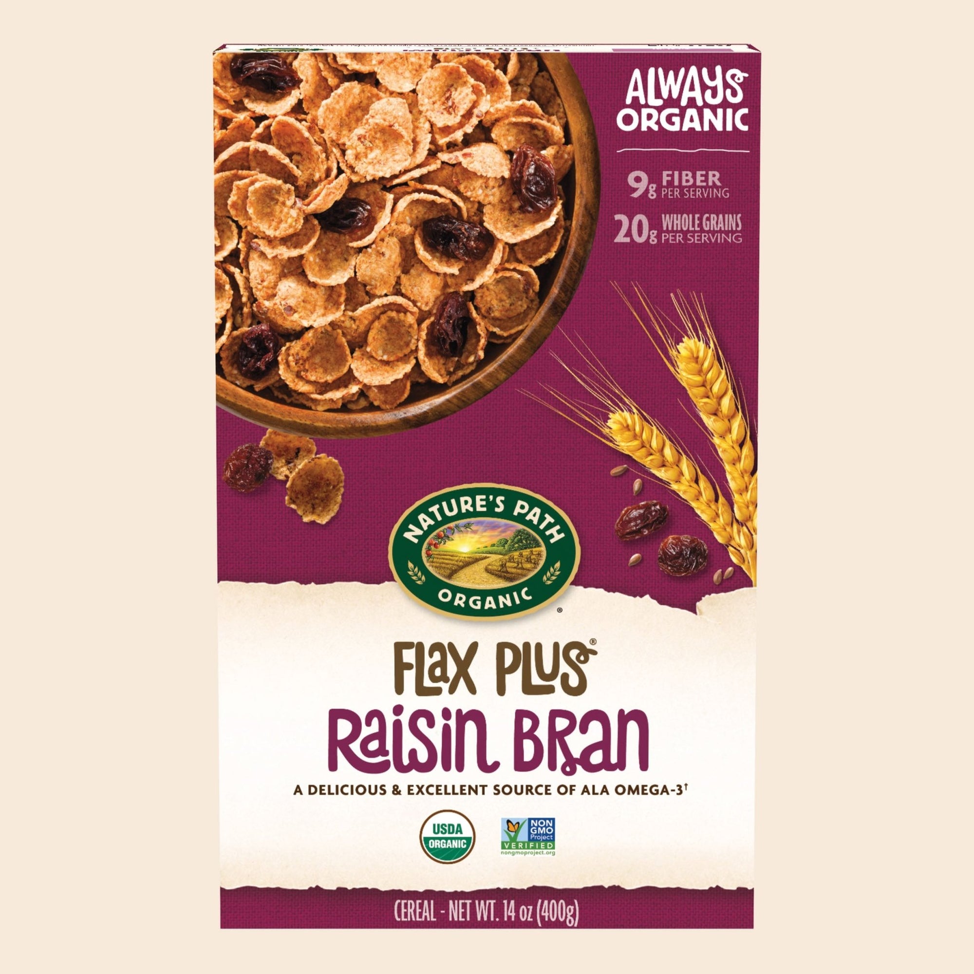Flax Plus Raisin Bran Cereal
